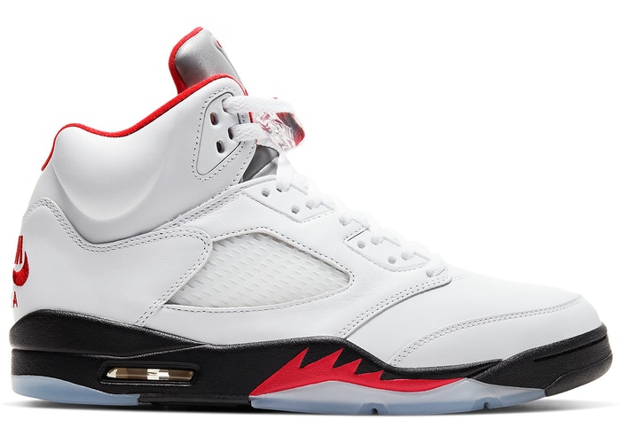 AJ 5 Fire Red