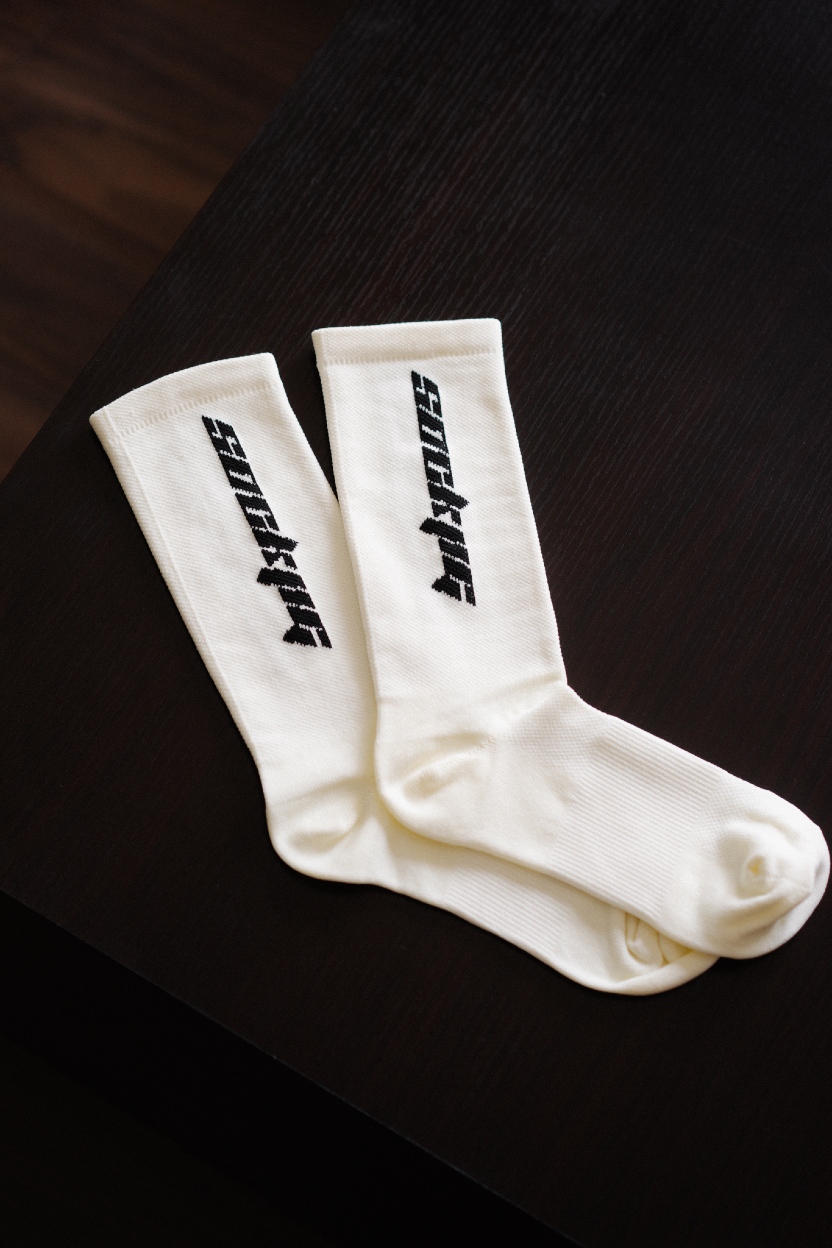 Sockjig Socks opened on table